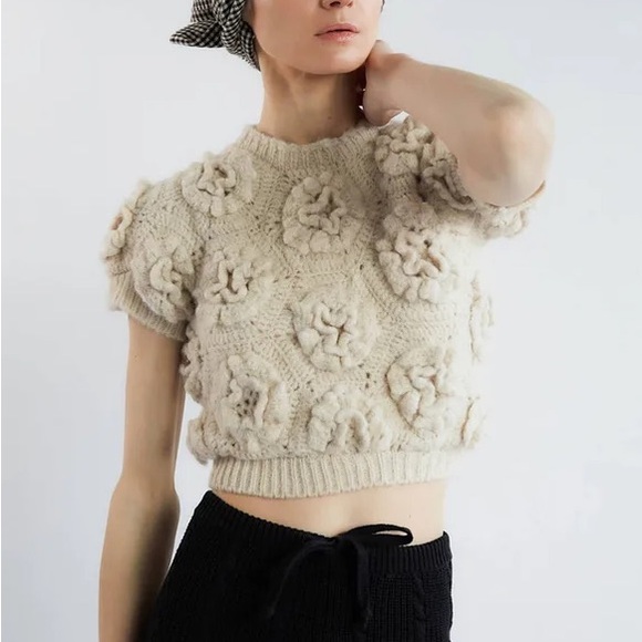 Tach Clothing Polina Crochet Knit Top - Picture 4 of 13